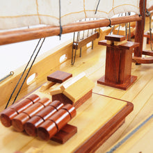 Load image into Gallery viewer, BLUENOSE II FULLY ASSEMBLED 38.5 INCHES | Museum-quality | Fully Assembled Wooden Ship Model