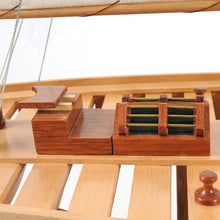 Load image into Gallery viewer, SHAMROCK OPEN HULL Model Yacht | Museum-quality | Partially Assembled Wooden Ship Model