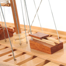 Load image into Gallery viewer, SHAMROCK OPEN HULL Model Yacht | Museum-quality | Partially Assembled Wooden Ship Model