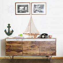 Load image into Gallery viewer, SHAMROCK OPEN HULL Model Yacht | Museum-quality | Partially Assembled Wooden Ship Model