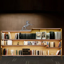 Load image into Gallery viewer, HORSE STATUE WITH BASE | Nautical decor | Vintage arts and crafts for decoration