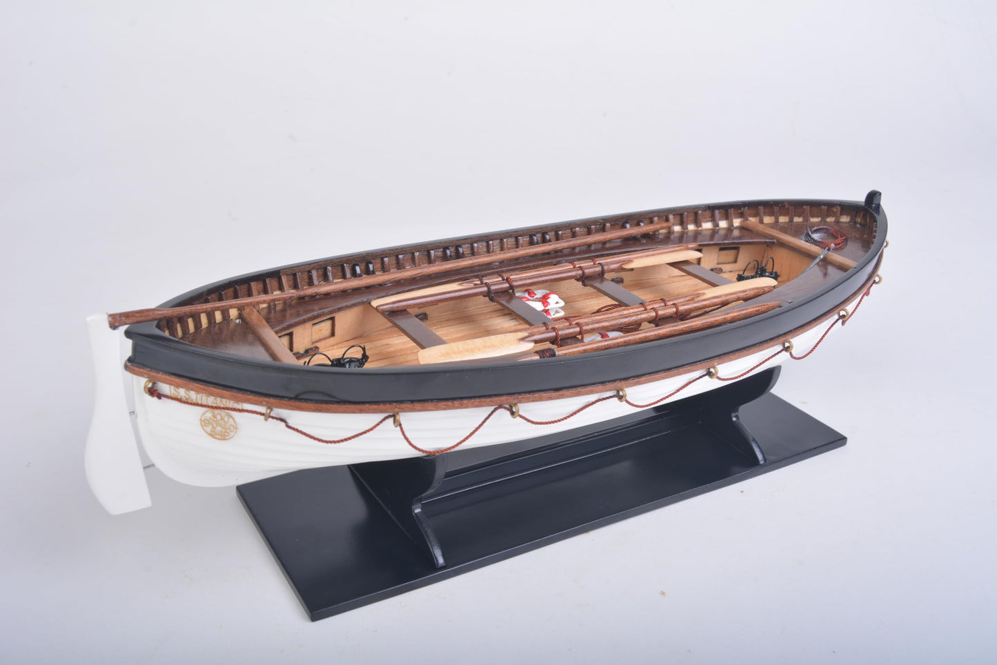 Old Modern Handicrafts RMS Titanic’s Lifeboat Model – Handmade Nautical Décor Gift - 11.4L x 4W x 3.1H Inches