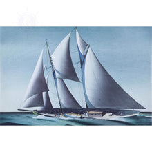 Load image into Gallery viewer, Pair of Yacht Paintings - Canvas Print

