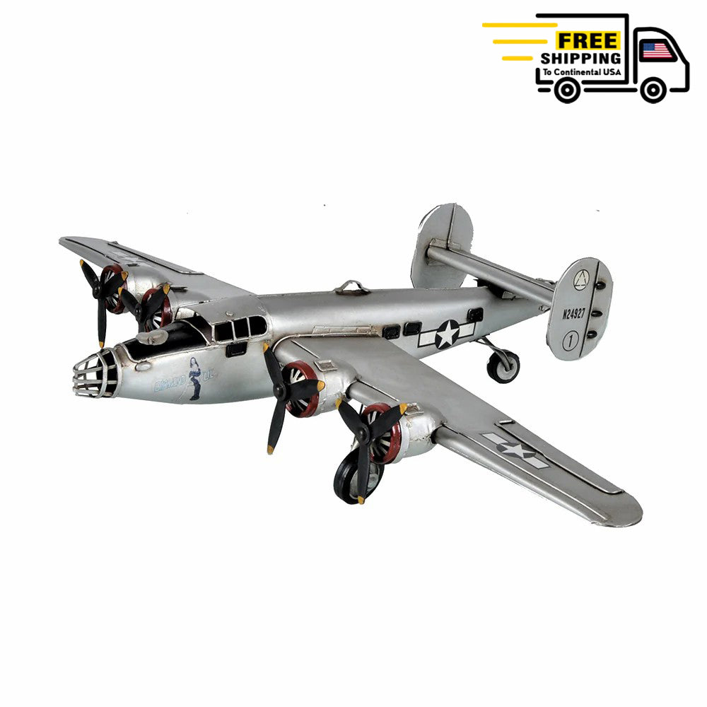 1940S U.S. HEAVY BOMBER PLANE | scale model aircraft | Miniatures |Vintage arts and crafts for decoration
