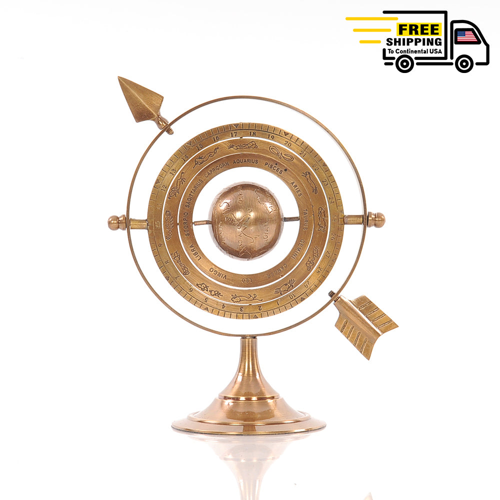 BRASS ARMILLARY |Replica of Armillary | Vintage arts and crafts for decoration