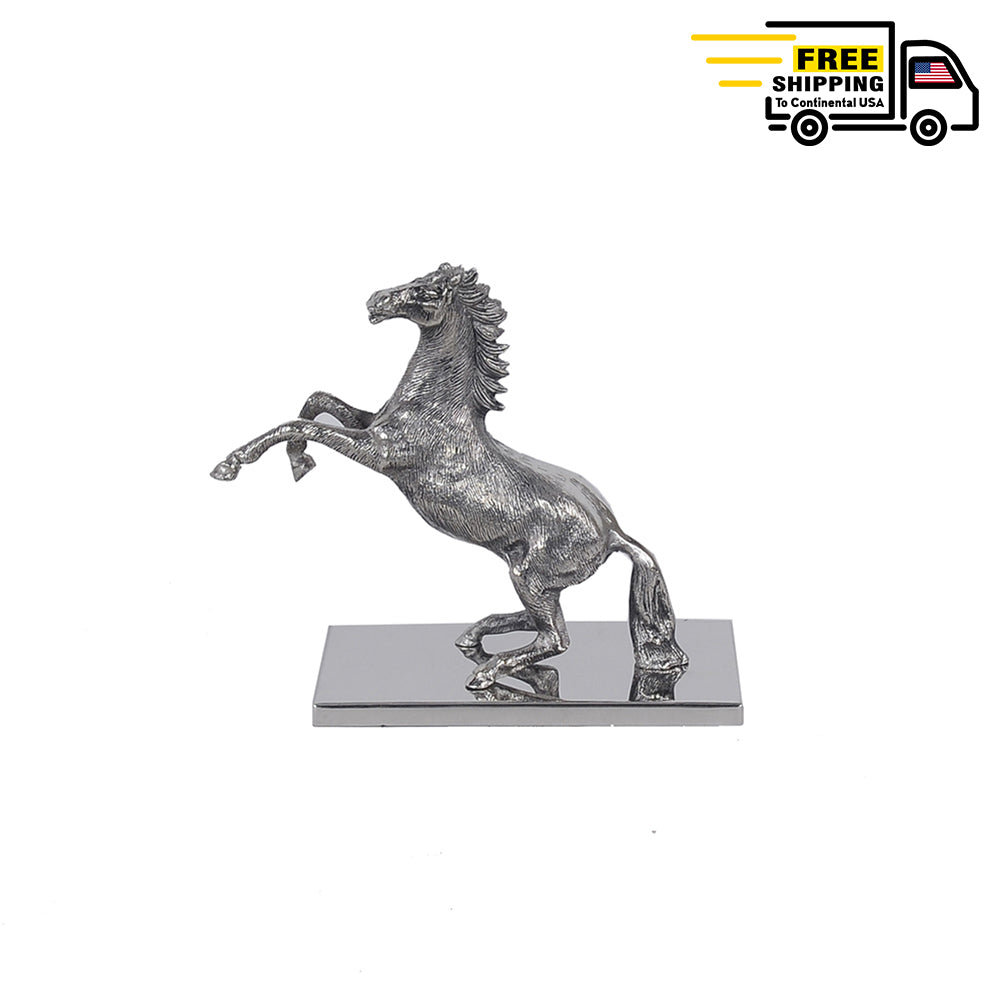 HORSE STATUE WITH BASE | Nautical decor | Vintage arts and crafts for decoration