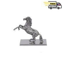 Load image into Gallery viewer, HORSE STATUE WITH BASE | Nautical decor | Vintage arts and crafts for decoration
