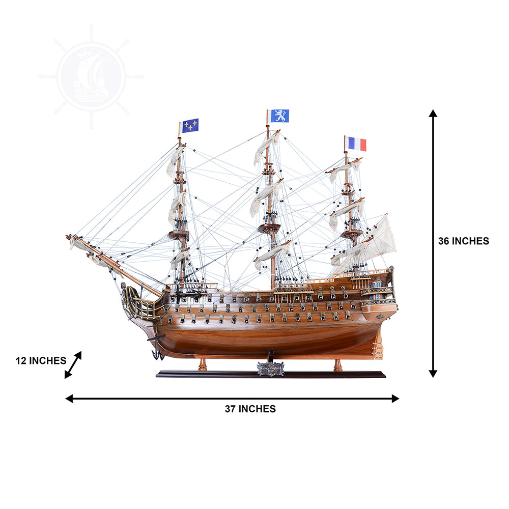 ROYAL LOUIS MODEL SHIP | Museum-quality | Fully Assembled Wooden Ship Models