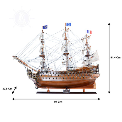 ROYAL LOUIS MODEL SHIP | Museum-quality | Fully Assembled Wooden Ship Models