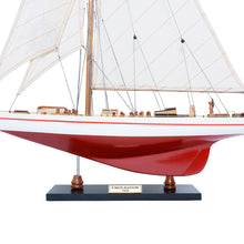 Load image into Gallery viewer, ENDEAVOUR YACHT PAINTED 24 Model Yacht | Museum-quality | Partially Assembled Wooden Ship Model
