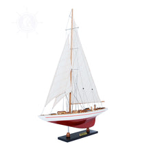 Load image into Gallery viewer, ENDEAVOUR YACHT PAINTED 24 Model Yacht | Museum-quality | Partially Assembled Wooden Ship Model
