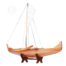 Load image into Gallery viewer, HAWAIIAN CANOE MODEL BOAT | Museum-quality | Fully Assembled Wooden Model boats

