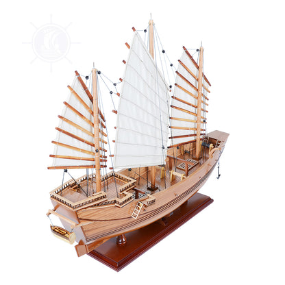 CHINESE JUNK MODEL BOAT | Museum-quality | Fully Assembled Wooden Model boats