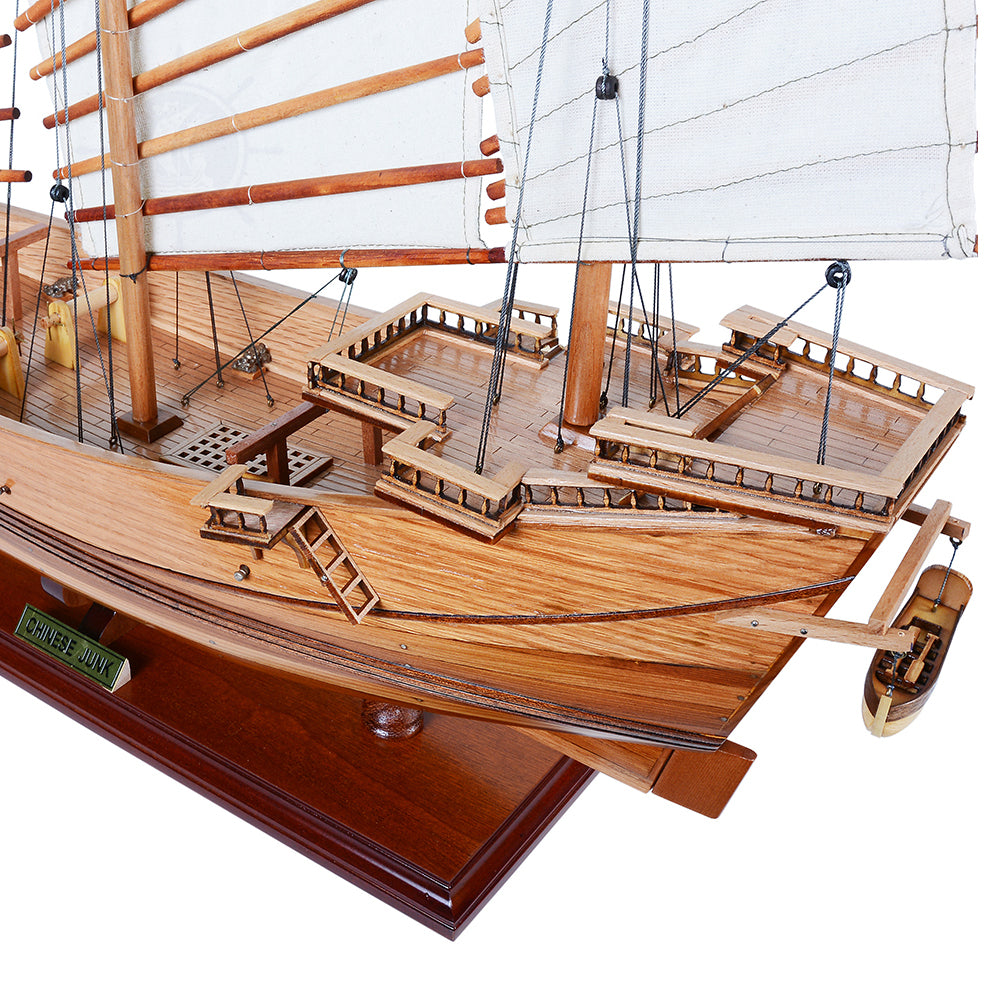 CHINESE JUNK MODEL BOAT | Museum-quality | Fully Assembled Wooden Model boats