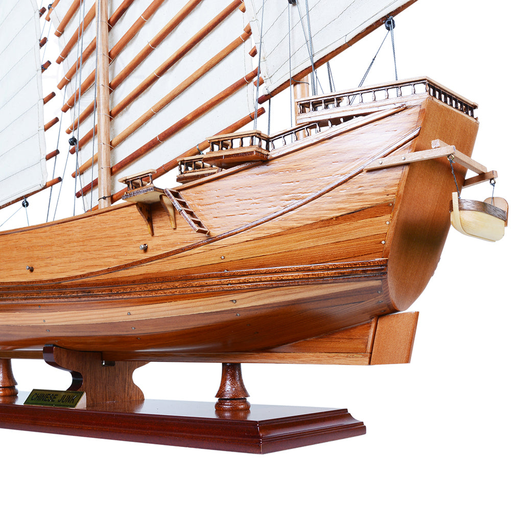 CHINESE JUNK MODEL BOAT | Museum-quality | Fully Assembled Wooden Model boats