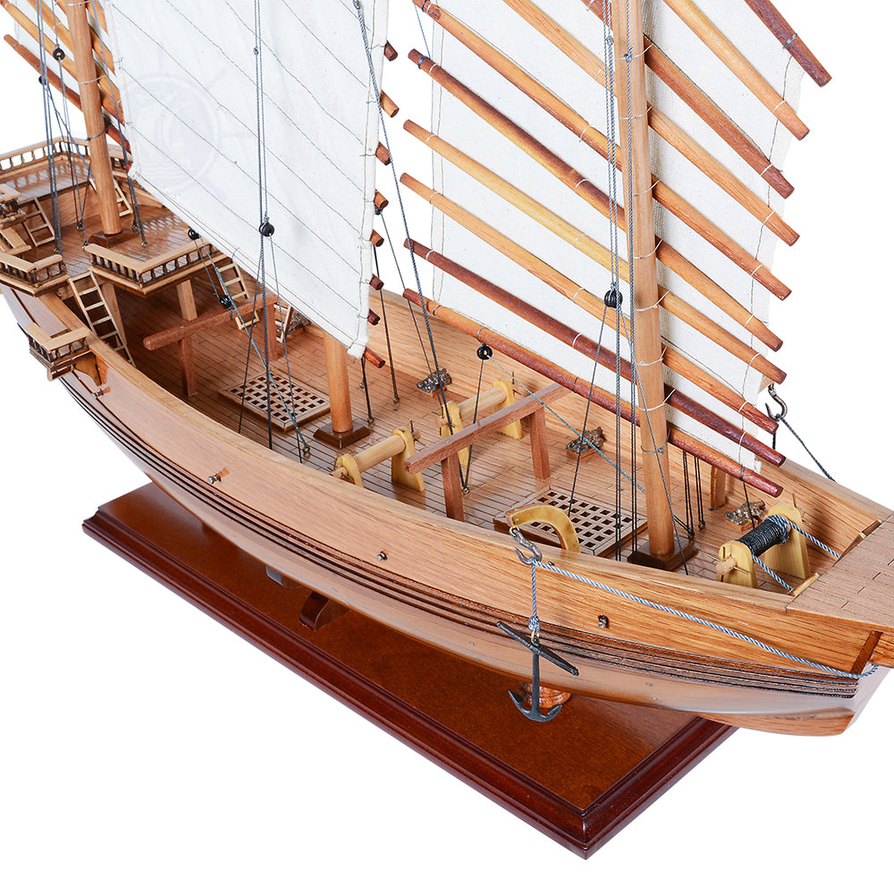 CHINESE JUNK MODEL BOAT | Museum-quality | Fully Assembled Wooden Model boats