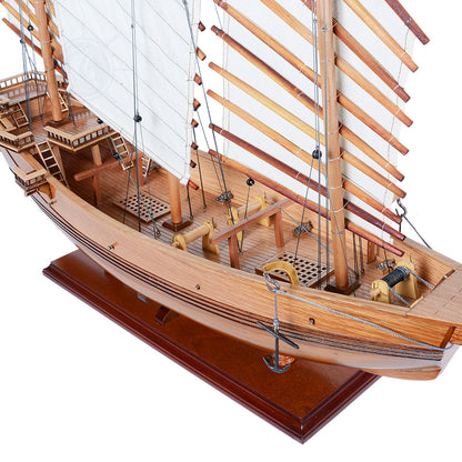 CHINESE JUNK MODEL BOAT | Museum-quality | Fully Assembled Wooden Model boats
