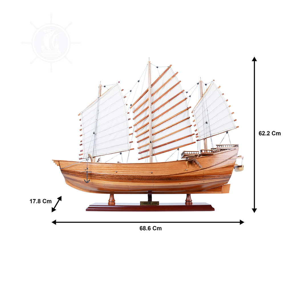 CHINESE JUNK MODEL BOAT | Museum-quality | Fully Assembled Wooden Model boats