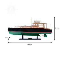 Load image into Gallery viewer, HEMINGWAY™ PILAR MODEL BOAT FISHING BOAT | Museum-quality | Fully Assembled Wooden Model boats
