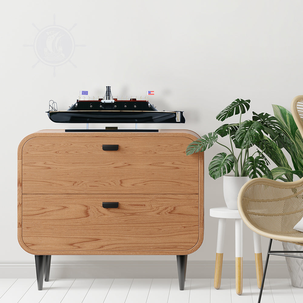 CSS VIRGINIA MODEL BOAT| Museum-quality | Fully Assembled Wooden Model boats