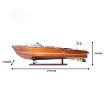 Load image into Gallery viewer, AQUARAMA MODEL BOAT MEDIUM | Museum-quality | Fully Assembled Wooden Model boats
