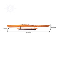 Load image into Gallery viewer, KAYAK MODEL BOAT | Museum-quality | Fully Assembled Wooden Model boats
