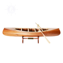 Load image into Gallery viewer, PETERBOROUGH CANOE MODEL BOAT | Museum-quality | Fully Assembled Wooden Model boats
