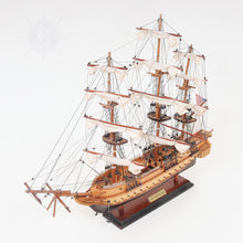 Load image into Gallery viewer, USS CONSTITUTION MODEL SHIP SMALL WITH DISPLAY CASE | Museum-quality | Fully Assembled Wooden Ship Models
