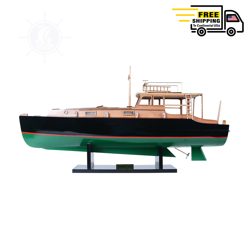 HEMINGWAY™ PILAR MODEL BOAT FISHING BOAT | Museum-quality | Fully Assembled Wooden Model boats