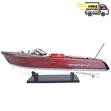 Load image into Gallery viewer, RIVA AQUARAMA MODEL BOAT WITH RC MOTOR MEDIUM | Museum-quality | Fully Assembled Wooden Model boats
