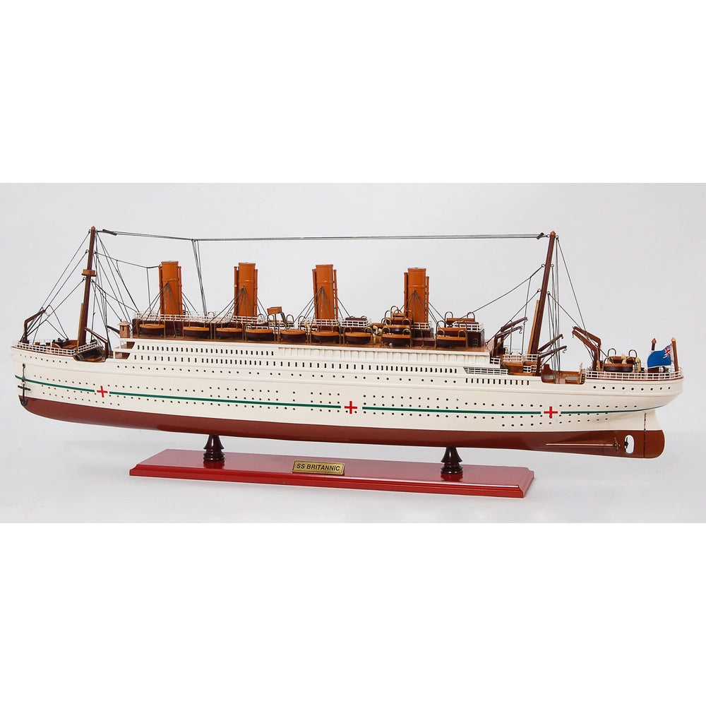 SS Britannic Painted Medium Cruiseship Model