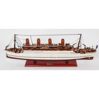 SS Britannic Painted Medium Cruiseship Model