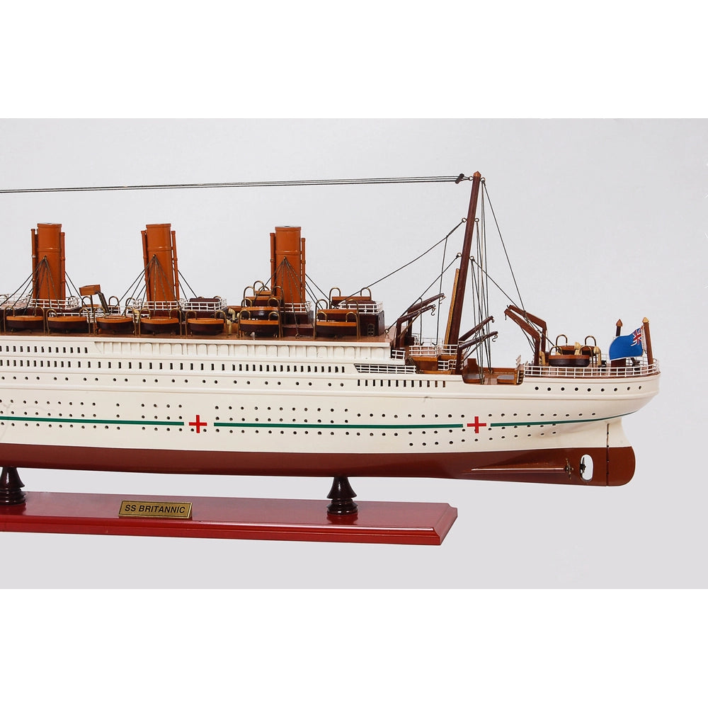 SS Britannic Painted Medium Cruiseship Model
