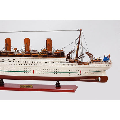 SS Britannic Painted Medium Cruiseship Model
