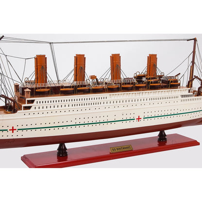 SS Britannic Painted Medium Cruiseship Model