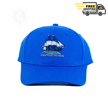 Load image into Gallery viewer, USS Constitution Embroidered Cap in Blue by Alison Nautical

