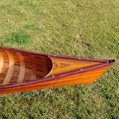 Wooden Canoe with Ribs 16