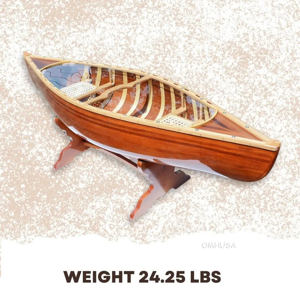 Wooden Canoe Table 5 ft