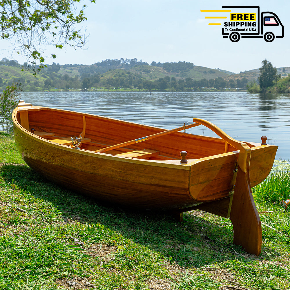 LITTLE BEAR 10' | Wooden Kayak |  Boat | Canoe with Paddles for fishing and water sports