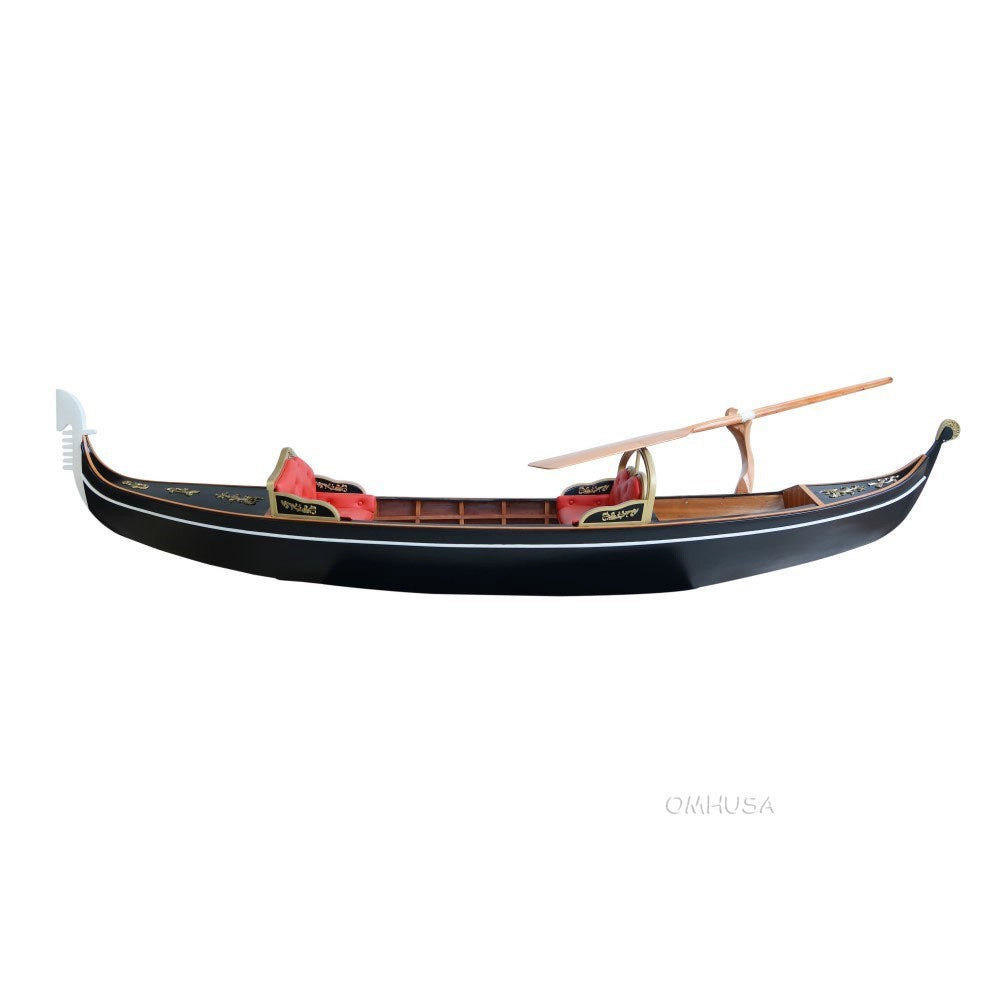 Venetian Gondola Wooden Boat 15 ft.