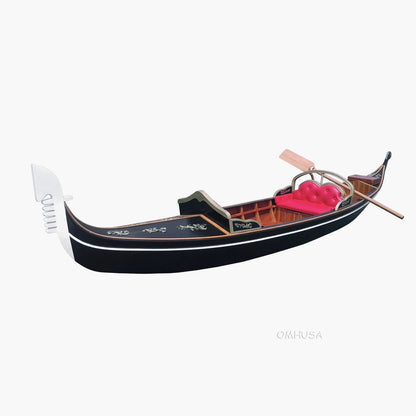 Venetian Gondola Wooden Boat 15 ft.