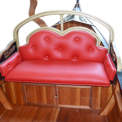 Venetian Gondola Wooden Boat 15 ft.