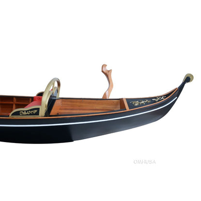 Venetian Gondola Wooden Boat 15 ft.