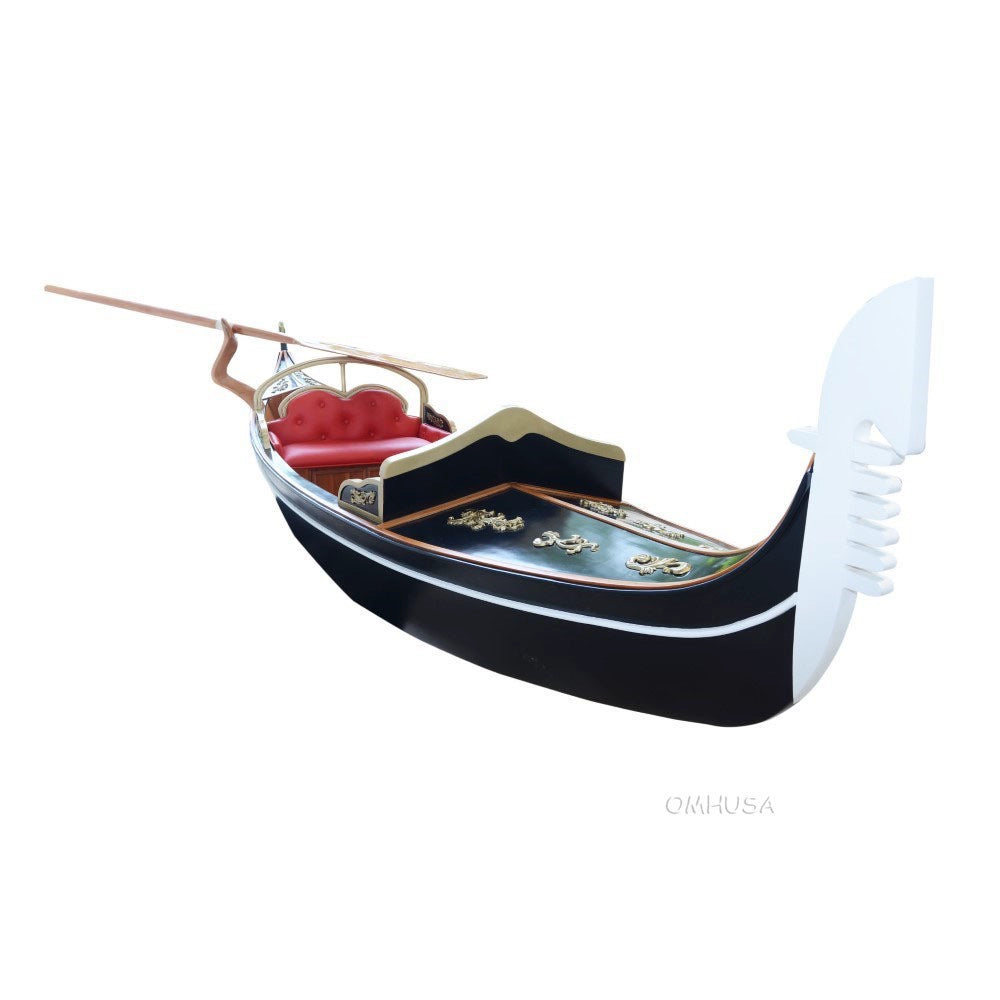 Venetian Gondola Wooden Boat 15 ft.