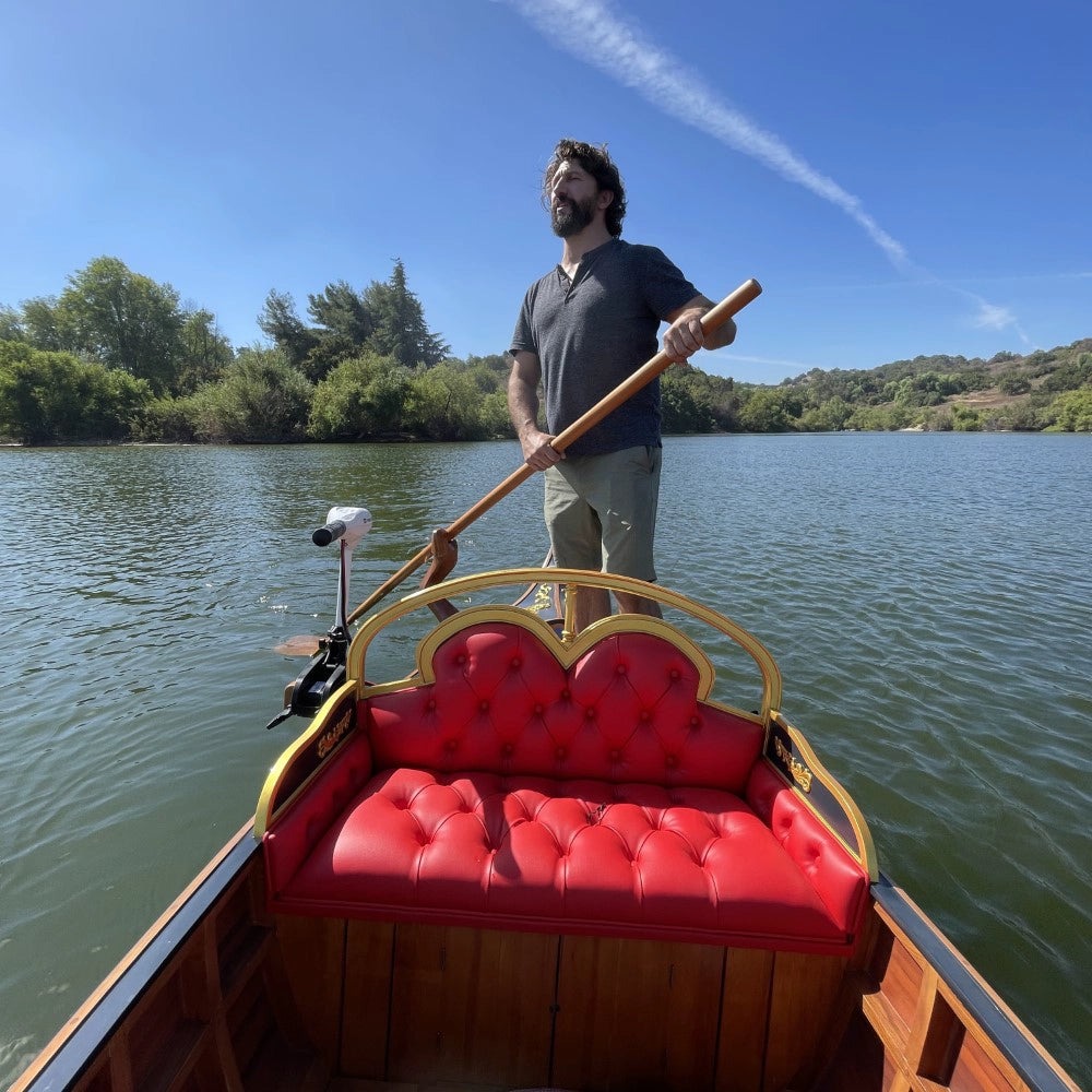 Venetian Gondola Wooden Boat 15 ft.