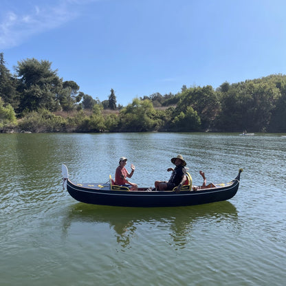 Venetian Gondola Wooden Boat 15 ft.