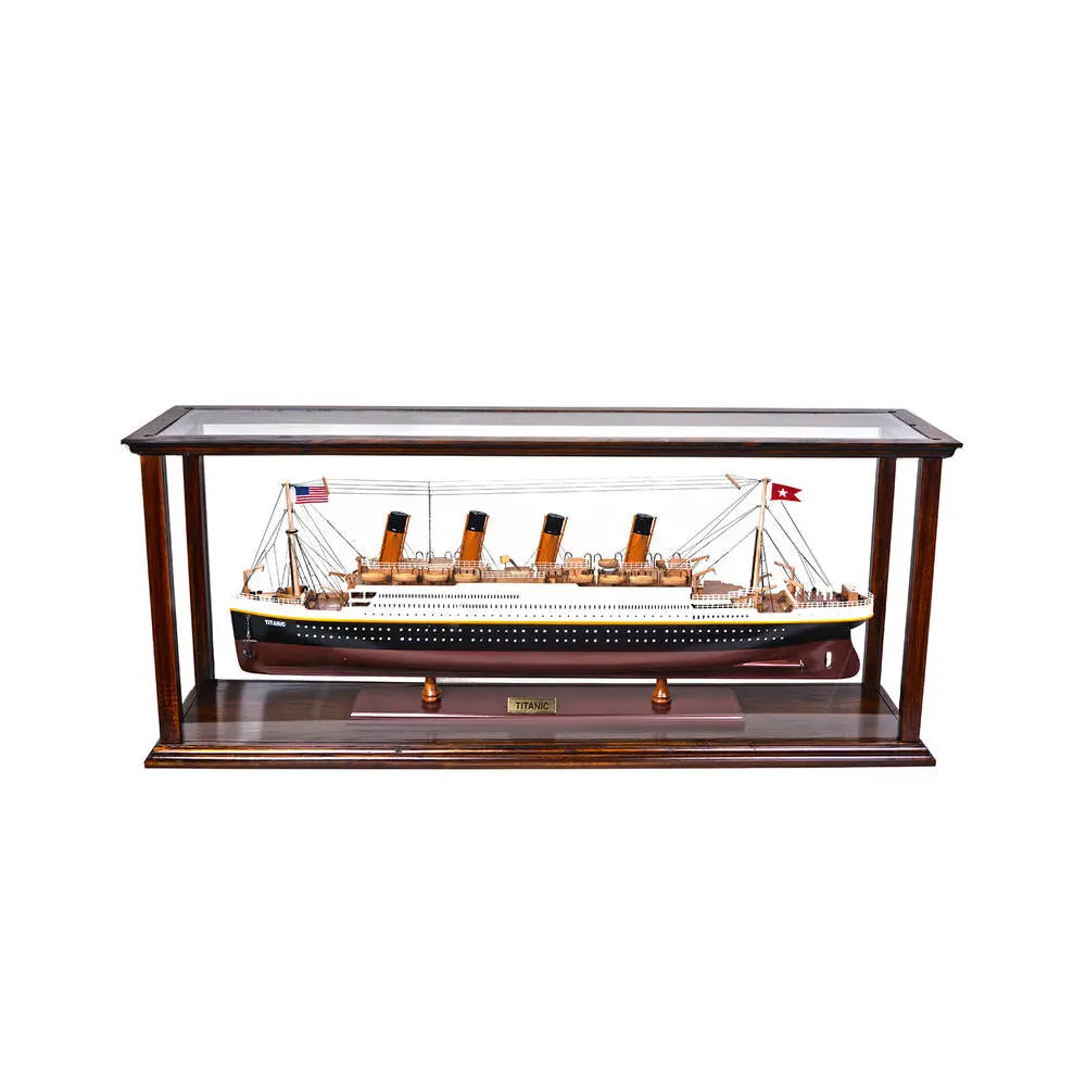 Display Case for Cruise Liner Midsize Classic Brown