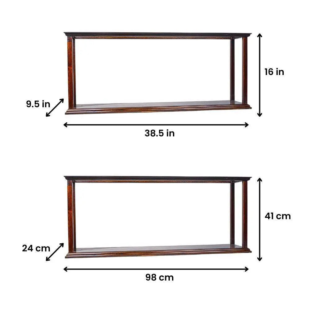 Display Case for Cruise Liner Midsize Classic Brown