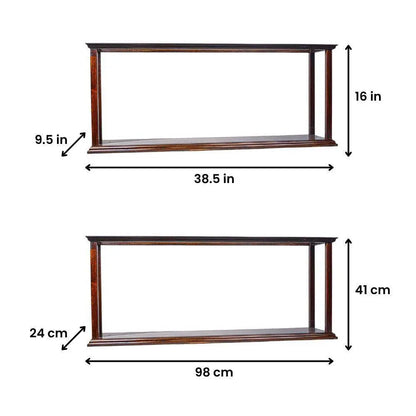 Display Case for Cruise Liner Midsize Classic Brown