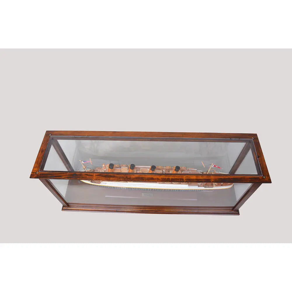 Display Case for Cruise Liner Midsize Classic Brown